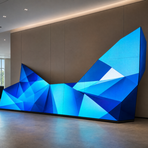 Custom-Shaped LED Display