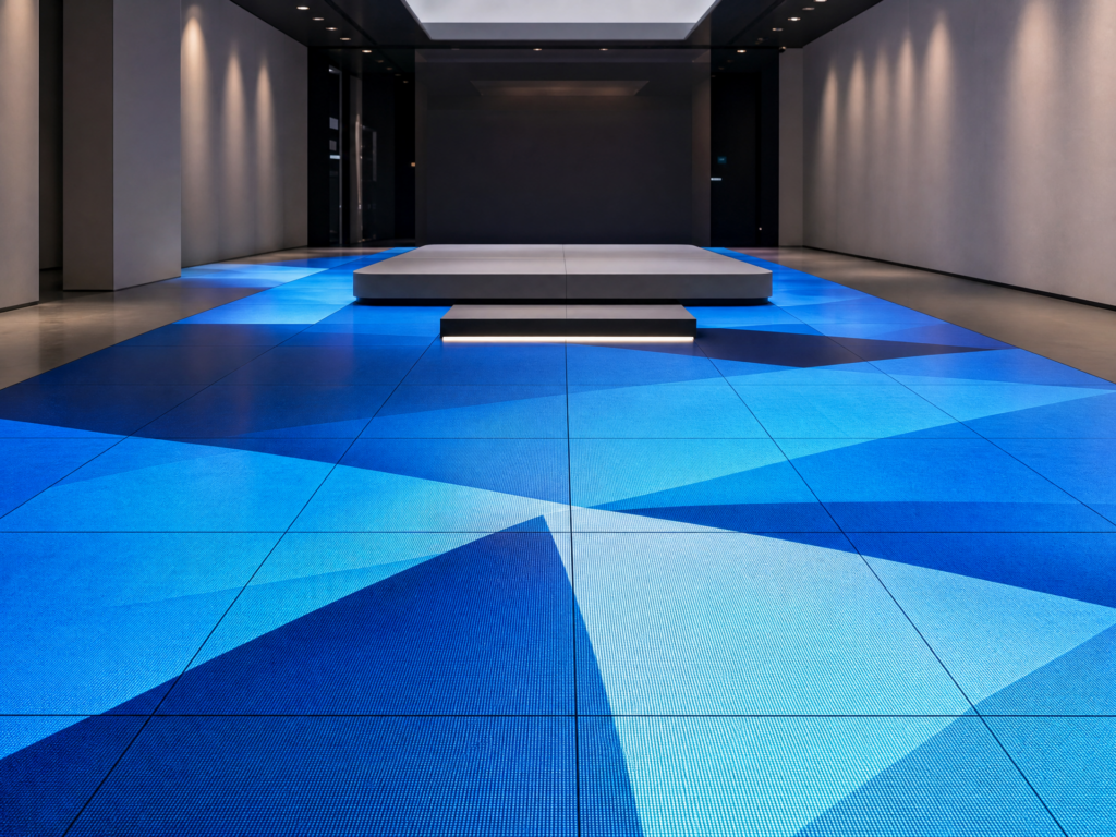 load-bearing-led-floor-display - Load-Bearing LED Floor Di...