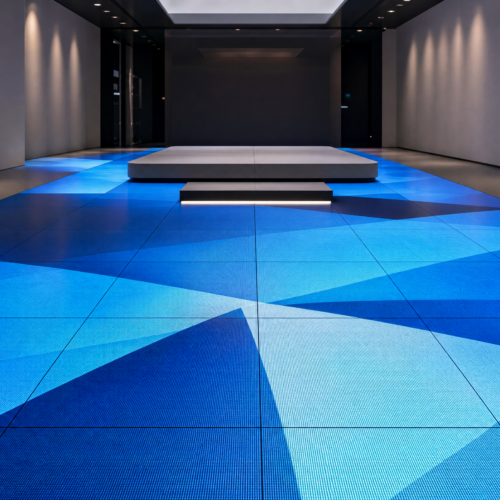 Load-Bearing LED Floor Display