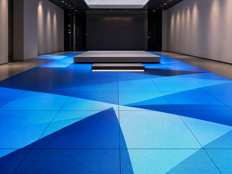 load-bearing-led-floor-display - Load-Bearing LED Floor Display - sentos.cn